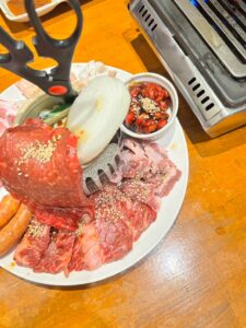 焼肉大ちゃんの盛り合わせ大です